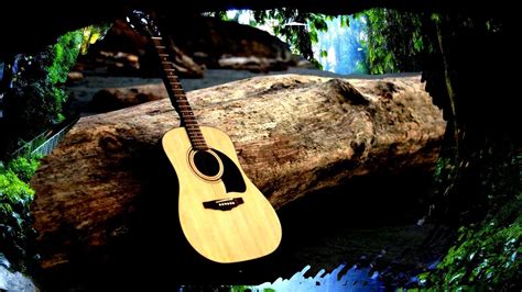 acoustic guitar relaxing